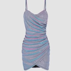 BNWT Sweetheart Neckline Glitter Bodycon Dress